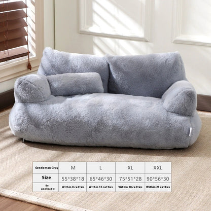 Flannel Warm Large Cat Sofa