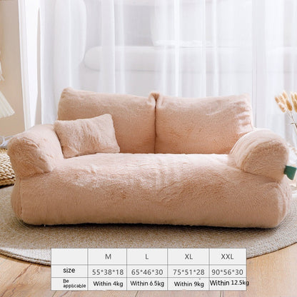 Flannel Warm Large Cat Sofa